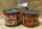 BUTTER-NUT, HILLS BROS 1/2 LB. COFFEE CANS - 2 TIMES MONEY