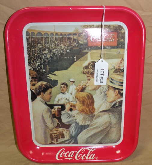 1989 COCA-COLA TIN TIP TRAY