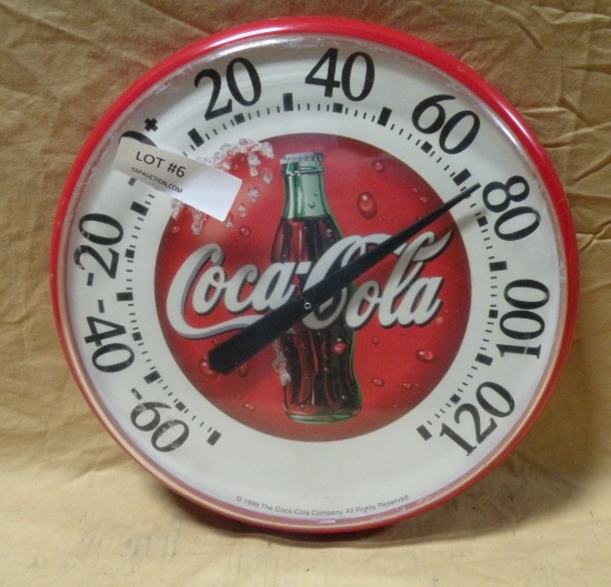 1998 PLASTIC COCA-COLA THERMOMETER