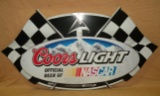 2008 TIN COORS LIGHT SINGLE-SIDED SIGN