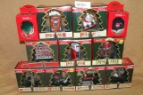 11 ASSORTED COCA COLA CHRISTMAS ORNAMENTS W/BOXES