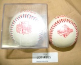 2 OFFICIAL BASEBALLS - 1996 ALL-STAR GAME, 1996 WORLD SERIES