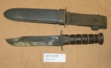 U.S.N. MK2 MILITARY KNIFE W/SHEATH