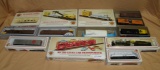 ASSORTED H-O SCALE TOY TRAIN CARS W/BOXES