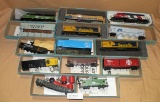 14 ATHEARN H-O SCALE TOY TRAIN CARS W/BOXES