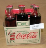 REPLICA 1899 COCA-COLA BOTTLES SIX PACK W/CARRIER
