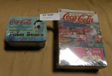 2 UNOPENED PACKS COCA COLA TRADING CARDS
