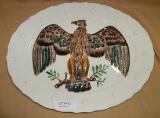AMERICAN EAGLE DECORATED SERVING PLATTER