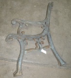 PAIR OF CASTIRON PARK BENCH LEGS - WILL NOT SHIP