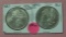 1887, 1890 MORGAN SILVER DOLLARS - 2 TIMES MONEY