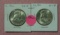 1955, 1957 FRANKLIN HALF DOLLARS - 2 TIMES MONEY