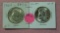 1954, 1957 FRANKLIN HALF DOLLARS - 2 TIMES MONEY