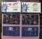 2004, 2005 U.S. PROOF SETS W/STATE QUARTERS