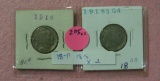 1918, 18-S BUFFALO NICKELS - 2 TIMES MONEY