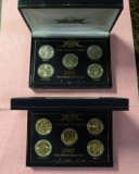 2001 STATE QUARTERS, GOLD PLATED STATE QUARTERS SETS