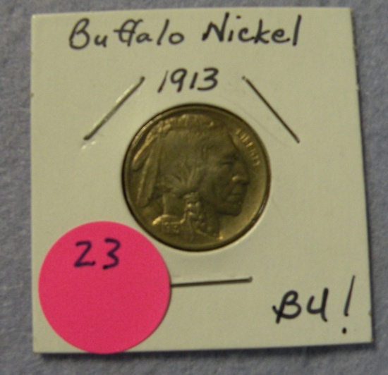 1913 TYPE 1 BUFFALO NICKEL