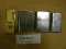 4 COLLECTIBLE LIGHTERS - 3 ZIPPO