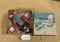 YONE FRICTION TIN TOY F-80 REVOLVING PROPELLER AIRPLANE W/BOX