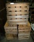 9 WOODEN FRUIT/VEGETABLE CRATES - WILL NOT SHIP
