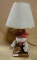 HERBIE HUSKER STYLE TABLE LAMP W/SHADE - ORIGINAL TAG
