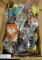 LARGE FLAT BOX ASSORTED MCDONALDS, BURGER KING TOYS