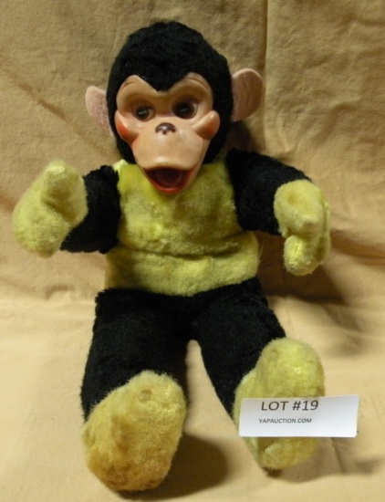 VTG. STUFFED TOY CHIMP