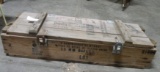 CANNON AMMUNITION WOODEN SHIPPING CRATE - WILL NOT SHIP