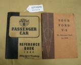 1936, 1942 FORD MOTOR COMPANY REFERENCE BOOKS