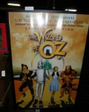 LARGE FRAMED WIZARD OF OZ MOVIE POSTER - WILL NOT SHIP