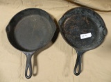 2 WAGNER WARE CAST IRON SKILLETS - 2 TIMES MONEY