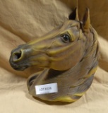 RESIN HORSE HEAD WALL HANGING