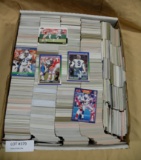 BOX OF ASSORTED FOOTBALL TRADING CARDS