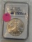 2007 SILVER EAGLE ONE DOLLAR COIN - GRADED GEM UNCIRCULATED
