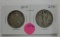 1920, 1920-D WALKING LIBERTY HALF DOLLARS - 2 TIMES MONEY