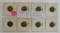 4 - 1921, 4 - 1921-S LINCOLN WHEAT PENNIES - 8 TIMES MONEY
