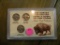 HISTORIC BUFFALO NICKEL MINT MARK COLLECTION W/PLASTIC CASE