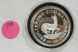 1983 KRUGERRAND COMMEMORATIVE ONE OUNCE SILVER ROUND