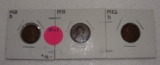 1931, 1931-D, 1932-D LINCOLN WHEAT PENNIES - 3 TIMES MONEY