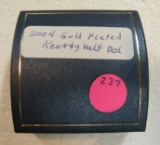 2004 GOLD PLATED KENNEDY HALF DOLLAR W/BOX