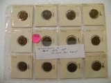 12 LINCOLN WHEAT PENNIES - 4-1918, 4-1918D, 4-1918S