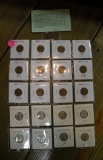 21 ASSORTED LINCOLN WHEAT PENNIES - 8 ARE STEEL