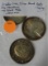 3 OLDER ONE OUNCE SILVER ROUNDS W/TONING