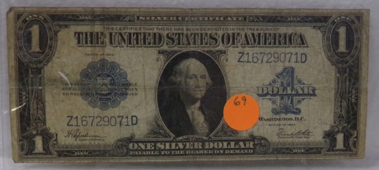 1923 ONE DOLLAR LARGE NOTE SILVER CERTIFICATE