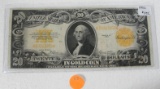1922 LARGE NOTE 20 DOLLAR GOLD CERTIFICATE