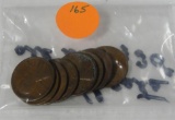 8 ASSORTED LINCOLN WHEAT PENNIES - 1920S