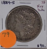 1884-S MORGAN SILVER DOLLAR