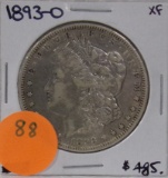 1893-O MORGAN SILVER DOLLAR