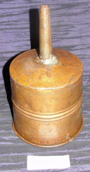 COLEMAN LAMP & STOVE CO. NO. 1 COPPER FILTERING FUNNEL