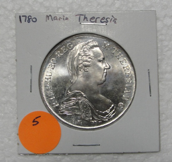1780-SF MARIA THERESA THALER COIN