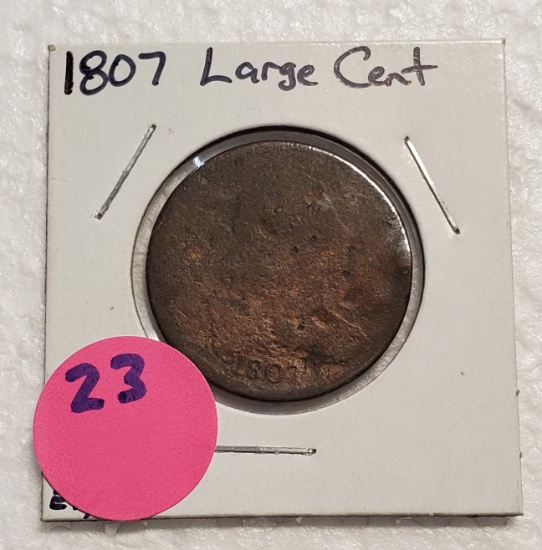 1807 DRAPED BUST LARGE CENT